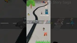 Man collects money from the ATM Truck and the train is approaching fast | Woman is dancing