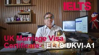 UK Marriage Visa Certificate - IELTS UKVI - A1