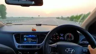 Morning Car Driving | WhatsApp Status Video | Long Drive Pe Chal Video Song | Morning Car Driving