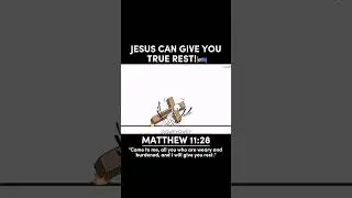 Jesus Can Give You TRUE Rest!✝️🛌 #shirts #christian #bible #god #viral
