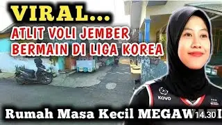terbaruhariini! rumah Megawati hangestri atlet voli putri di liga korea Redspark Jember Indoessia