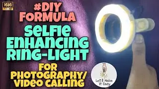 How to make a Ring Light at home | DIY RING LIGHT for YouTube | DIY ring light under Rs.20 |