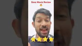 DEVA Movie Review #honestreview #shorts