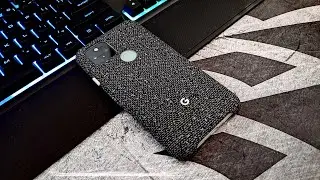 Basically Black Google Pixel 5 Fabric Case Unboxing