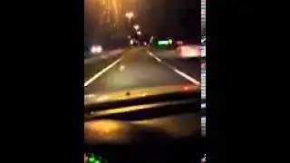 Man excited crossing new bridge for first time