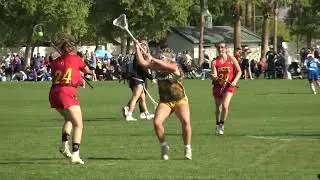 Wasatch LC Girls vs RIZE Black (CA) @ Sand Storm Lacrosse Festival 1/16/2022 - FULL GAME FILM
