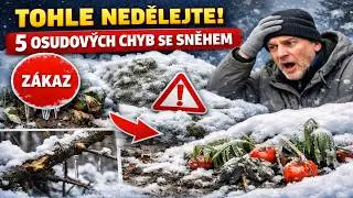 TOHLE NEDĚLEJTE! 5 OSUDOVÝCH chyb se sněhem, které UPLNĚ zničí vaši zahrádku.