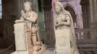 THE BEAUTIFUL BASILICA OF ST. DENIS IN PARIS/All the tombs of French kings and queens!