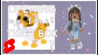 ♡︎Opening my FIRST LUNAR TIGER BOX! In Adopt Me! (Roblox)
