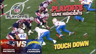 New England Patriots vs Los Angeles Chargers Highlights | NFL Wild Card Playoffs 2026 Highlights