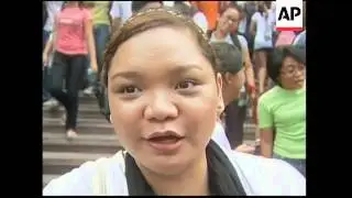 Annual Oblation run by naked students at University of Philippines