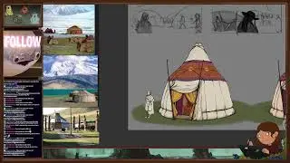 Nomad Tent Designs - Concept art for Druwides