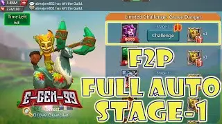 lords mobile limited challenge grove guardian stage 1 grove danger stage 1 auto