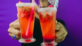 РЕЦЕПТ КЛУБНИЧНОГО МОХИТО | КЛУБНИЧНЫЙ МОХИТО | РЕЦЕПТЫ ЛЕТНИХ МОХИТО