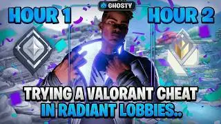 Trying a Valorant Cheat in Radiant Lobbies.. (INSANE RESULTS)