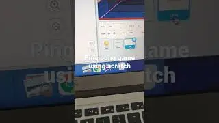 ping pong game using scratch #scratch #games #program #programming #smallgamer #shorts