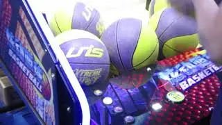 Electric 65 inch LCD Screen Basketball Arcade Ticket Redemption Game machine