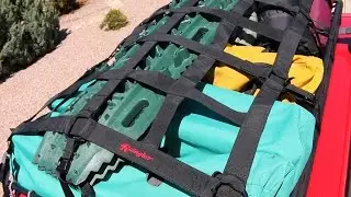 Raingler Cargo Net for roof rack.