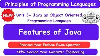features of java | java features | sppu ppl unit 3