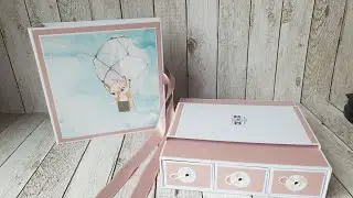 #fabrikadecoru Baby Mini Album with Keepsake Box 