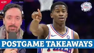 VJ Edgecombe impresses with MONSTER block | Kyle Neubeck Postgame Takeaways
