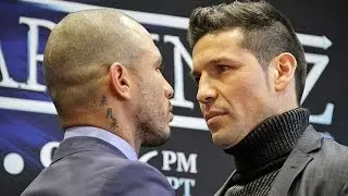 INTENSE FACE-OFF: MIGUEL COTTO VS. SERGIO MARTINEZ New York City Press Conference!