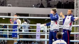 NESTHY PETECIO VS HASANA HUSWATUN | PHILIPPINES VS INDONESIA BOXING