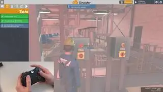 OX Simulator - gamepad demo for Plant Immersive Training Simulator (ITS)