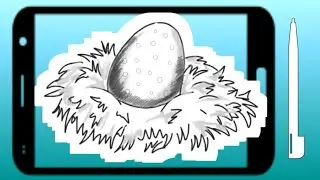 How to Draw E for Egg | Easy Egg Drawing #artclass