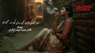Urdu/Hindi Ghazal | Usy Hasnay Ki Aadat thi | Poet: Qadir Saba | #SadGhazals #Ghazal #urdusong