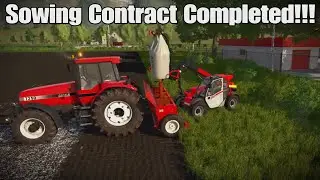 New American: Solo: Episode #7. Sowing Contract Completed + Plowing!!! FS22 PS5.