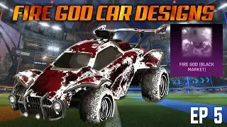 Fire God Car Designs 5 - Rocket League