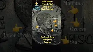 Error 1 Piso Frosted with Die Clash Error