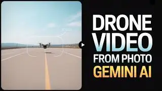 Jak zamienić dowolne zdjęcie w film z drona za pomocą Gemini AI