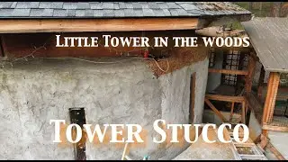 Straw bale Stucco.