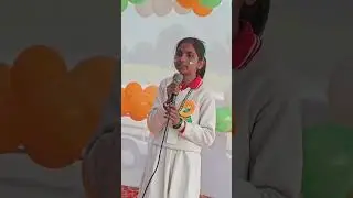 Republic Day Speech By Aliza Zoeya In Indian Children Academy School 🏫