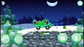 Santa gift truck driving game level1 complete score 64