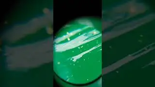 how a toothpaste looks like in close #microscope
