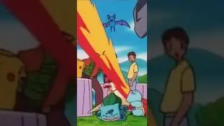 Ash's squirtle uses flamethrower 😂#pokemon #shorts