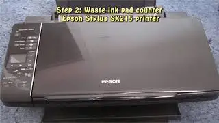 Reset Epson Stylus SX215 Waste Ink Pad Counter