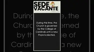 ⛪️ Sede Vacante 🪙 🙏🏻 ⛪︎