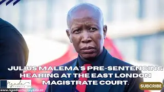 Julius Malema Pre-Sentencing at East London Magistrate Court.