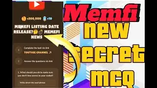 Memfi New MCQ correct Answer today|Memfi listing date release 🤔 memfi News |memfi New answer