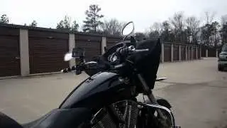 2014 Victory Cross Country with new Cee Bailey Windshield