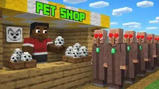 My friend Open PET Shop in Minecraft.....🤑🤑