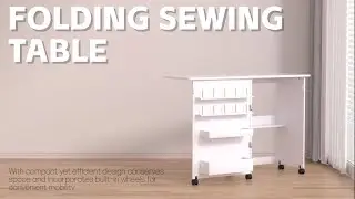 Folding Sewing Table | Multipurpose Sewing Machine Table with Compact Design