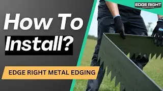 How to Install Edge Right Metal Edging: Bending, Curves & Easy Hammering! 🔨🌿