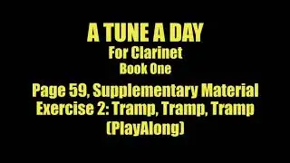 A TUNE A DAY - For Clarinet, Book One, Page 59, Exercise 2