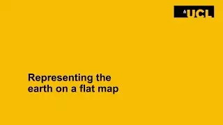 Representing the earth on a flat map