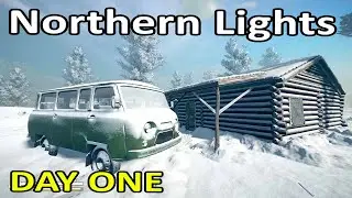 Arctic Survival Day One - Northern Lights Gameplay - Part 1